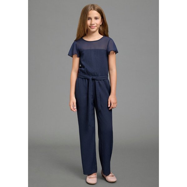 KIDSWORLD Overall Festlicher Jumpsuit mit Chiffon-Ärmeln Festlicher Einteiler mit Chiffon, mit Babylock-Ärmelabschluss