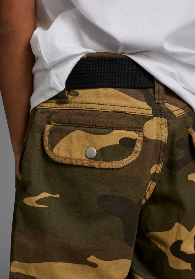 KIDSWORLD Shorts 2tlg. Bermudas mit Gürtel (Set, 2-tlg., mit Gürtel) mit Textilgürtel – Bild 3 von 5