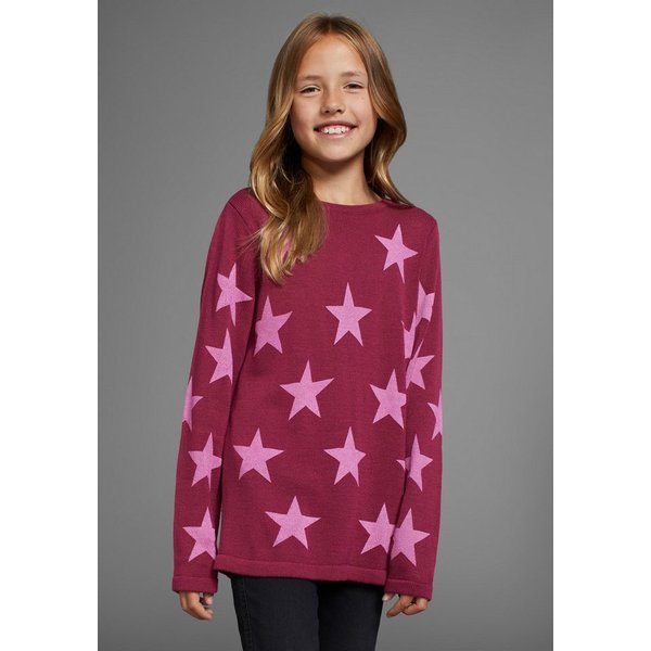 KIDSWORLD Strickpullover Sterne-Pullover mit Sternen - Druck