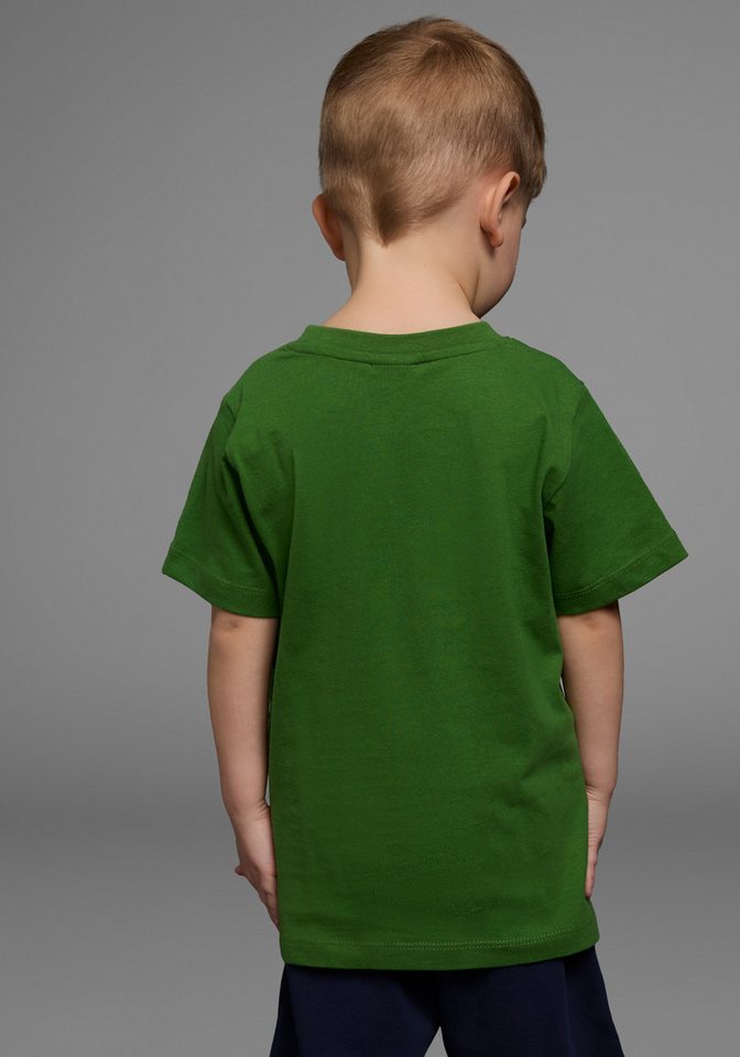 KIDSWORLD T-Shirt DINOSAURIER Kurzarm, Basic-Passform, bedruckt, Rundhalsausschnitt – Bild 2 von 5