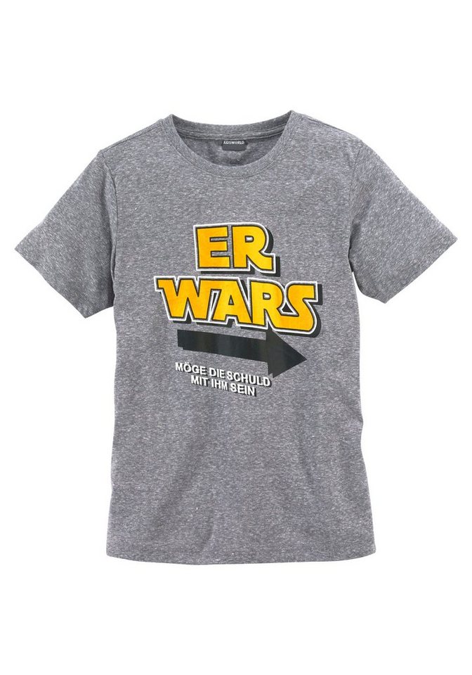 KIDSWORLD T-Shirt ER WARS Langarm, Basic-Passform, trendiger Print, Rundhalsausschnitt – Bild 5 von 5