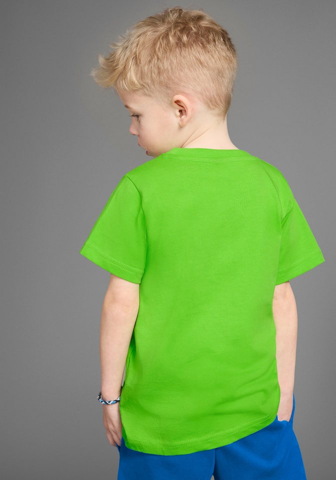 KIDSWORLD T-Shirt & Sweatbermudas (Set, 2-tlg., 2), T-Shirt und Hose im Set – Bild 4 von 5
