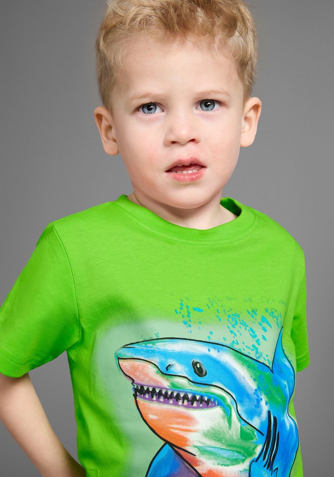 KIDSWORLD T-Shirt & Sweatbermudas (Set, 2-tlg., 2), T-Shirt und Hose im Set – Bild 5 von 5