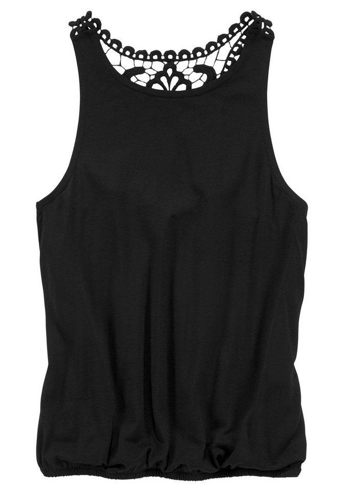 KIDSWORLD Tanktop Viskose - Top, mit Spitzeneinsatz im Rücken – Bild 5 von 5