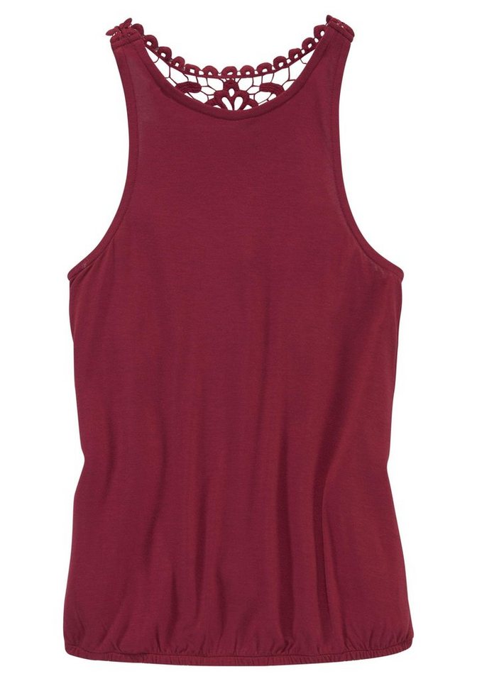 KIDSWORLD Tanktop Viskose - Top, mit Spitzeneinsatz im Rücken – Bild 5 von 5