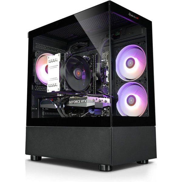 Kiebel Thunder 14 Gaming-PC (Intel Core i5 Intel Core i5-14400F, RX 9060 XT, 32 GB RAM, 1000 GB SSD, Luftkühlung, ARGB-Beleuchtung, WLAN)