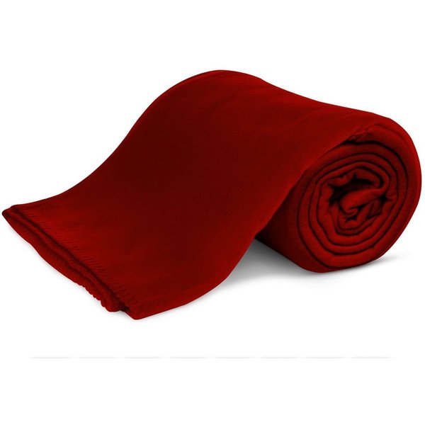 Wohndecke Polar-Fleece mit Antipilling, ca. 420g, 130x160 cm, KiGATEX, Ziersticheinfassung