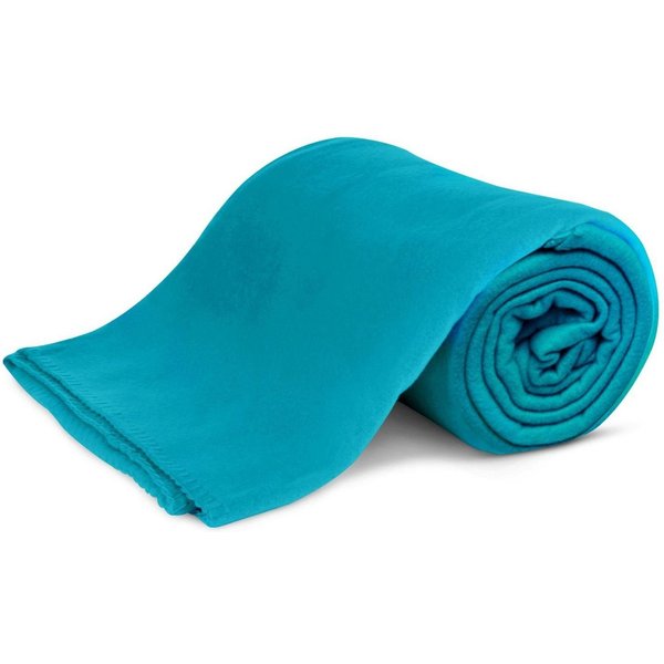 Wohndecke Polar-Fleece mit Antipilling, ca. 420g, 130x160 cm, KiGATEX, Ziersticheinfassung