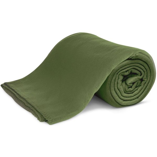 Wohndecke Polar-Fleece mit Antipilling, ca. 420g, 130x160 cm, KiGATEX, Ziersticheinfassung