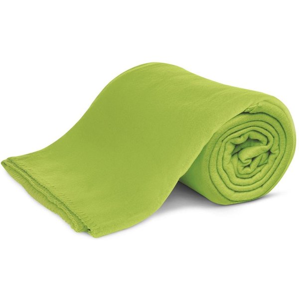Wohndecke Polar-Fleece mit Antipilling, ca. 420g, 130x160 cm, KiGATEX, Ziersticheinfassung
