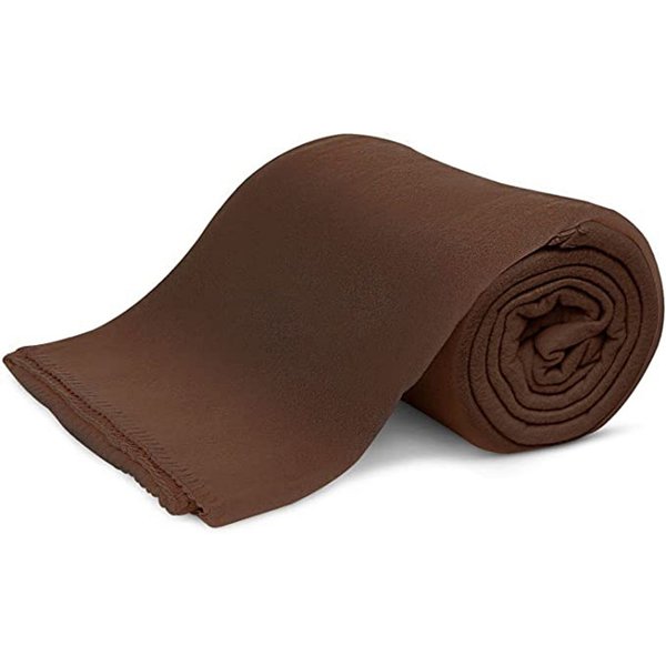 Wohndecke Polar-Fleece mit Antipilling, ca. 420g, 130x160 cm, KiGATEX, Ziersticheinfassung