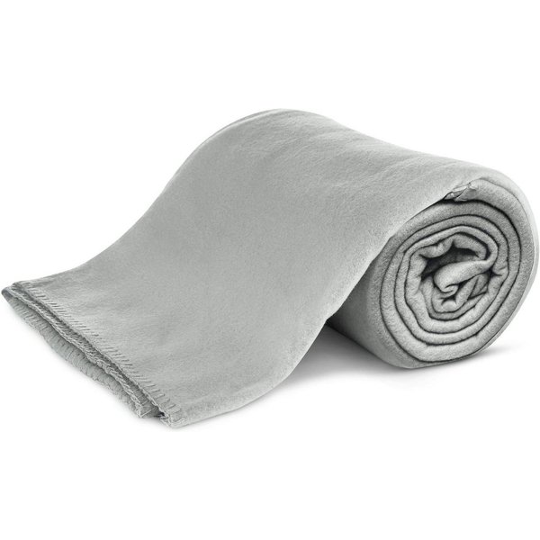 Wohndecke Polar-Fleece mit Antipilling, ca. 420g, 130x160 cm, KiGATEX, Ziersticheinfassung