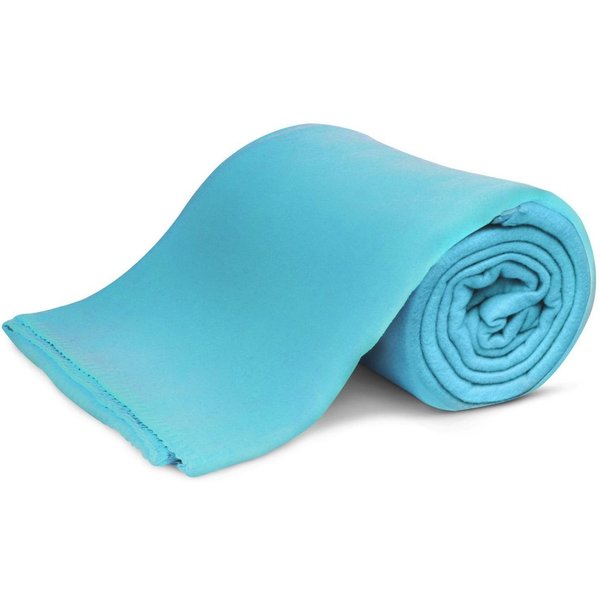 Wohndecke Polar-Fleece mit Antipilling, ca. 420g, 130x160 cm, KiGATEX, Ziersticheinfassung