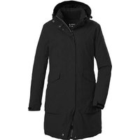 KILLTEC killtec Damen Mantel Funktionsparka, Größe 46 in Schwarz