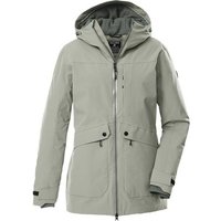 KILLTEC Damen Mantel KOW 16 WMN PRK, Größe 38 in Grün
