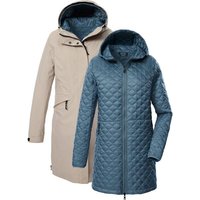 KILLTEC Damen Mantel KOW 22 WMN JCKT, Größe 44 in Grau