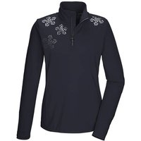 KILLTEC Damen Powerstretch Shirt KSW 110 WMN LS SHRT, Größe 42 in Blau