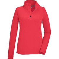 KILLTEC Damen Shirt KSW 101 WMN FLC SHRT, Größe 38 in Rot