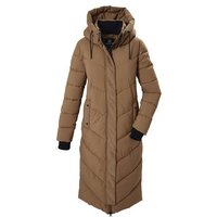 KILLTEC Damen Steppmantel GW 45 WMN CT, Größe 48 in Braun
