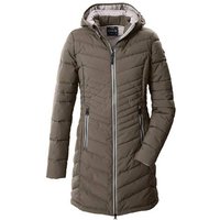 KILLTEC Damen Steppparka GW 1 WMN QLTD PRK, Größe 42 in Braun