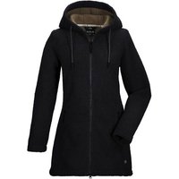 KILLTEC Damen Strickfleeceparka GW 41 WMN PRK, Größe 42 in Schwarz