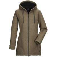 KILLTEC Damen Strickfleeceparka GW 42 WMN PRK, Größe 44 in Braun