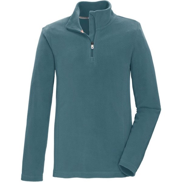 Killtec Fleeceshirt KSW 139 BYS FLC SHRT Schnelltrocknendes Fleeceshirt mit Kinnschutz-Reißverschluss