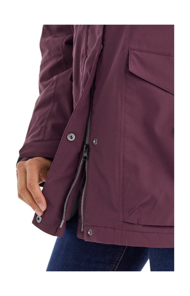 Killtec Funktionsjacke Damen Jacke Wasserdichte, atmungsaktive Damenjacke mit abnehmbarer Kapuze – Bild 4 von 5