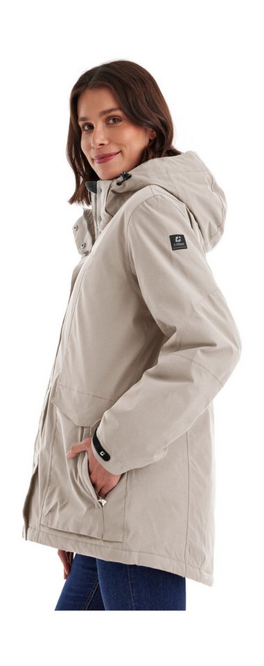Killtec Funktionsjacke Damen Jacke Wasserdichte, atmungsaktive Damenjacke mit abnehmbarer Kapuze – Bild 3 von 5