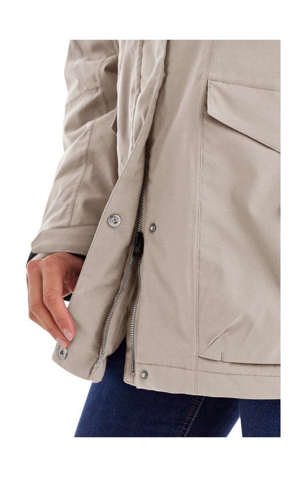 Killtec Funktionsjacke Damen Jacke Wasserdichte, atmungsaktive Damenjacke mit abnehmbarer Kapuze – Bild 4 von 5