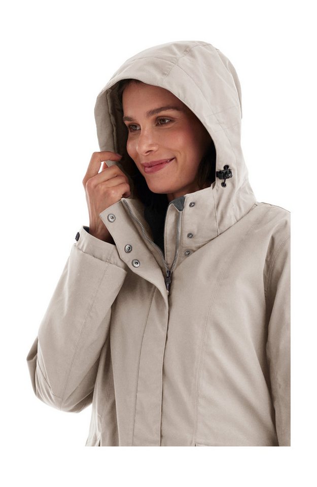 Killtec Funktionsjacke Damen Jacke Wasserdichte, atmungsaktive Damenjacke mit abnehmbarer Kapuze – Bild 5 von 5