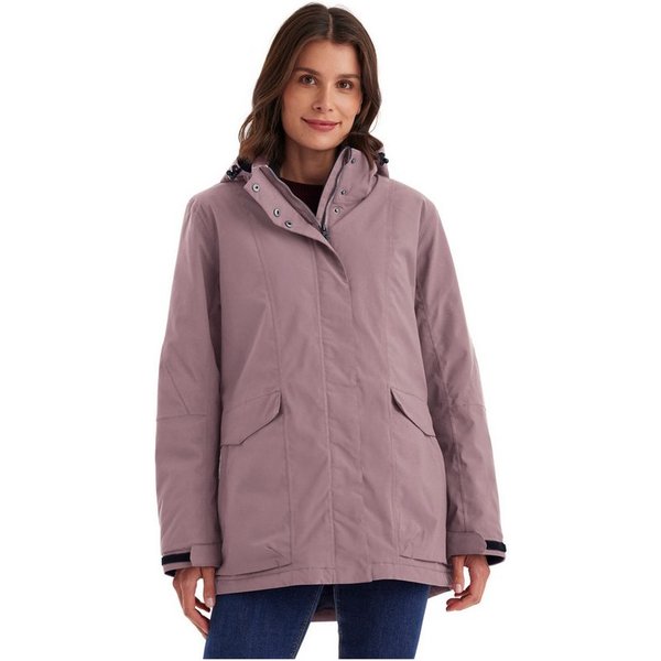 Killtec Funktionsjacke Damen Jacke Wasserdichte, atmungsaktive Damenjacke mit abnehmbarer Kapuze