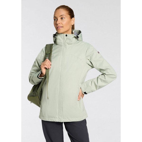 Killtec Funktionsjacke KOS 133 WMN JCKT mit Kapuze, wasserdicht, winddicht, atmungsaktiv, Wassersäule 10000 mm