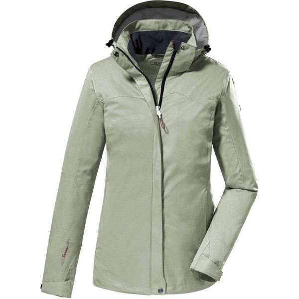 Killtec Funktionsjacke KOS 133 WMN JCKT Wasser- und winddichte Damenjacke mit abnehmbarer Kapuze