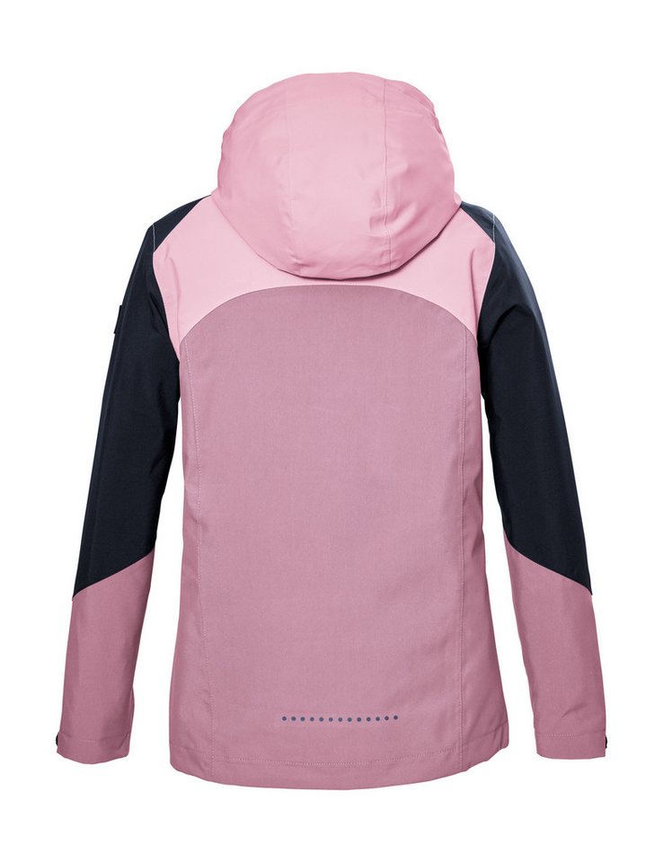 Killtec Funktionsjacke KOS 150 GRLS JCKT Wind- und wasserdichte Kinderjacke mit verstellbarer Kapuze – Bild 2 von 2