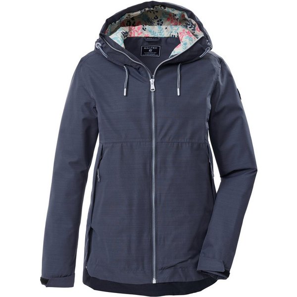 Killtec Funktionsjacke KOS 62 WMN JCKT Leichte, wasserdichte Damenjacke mit verstellbarer Kapuze