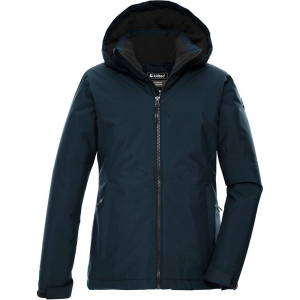 Killtec Funktionsjacke KOW 217 GRLS JCKT Wind- und wasserdichte Kinderjacke mit Fleece und verstellbarer Kapuze