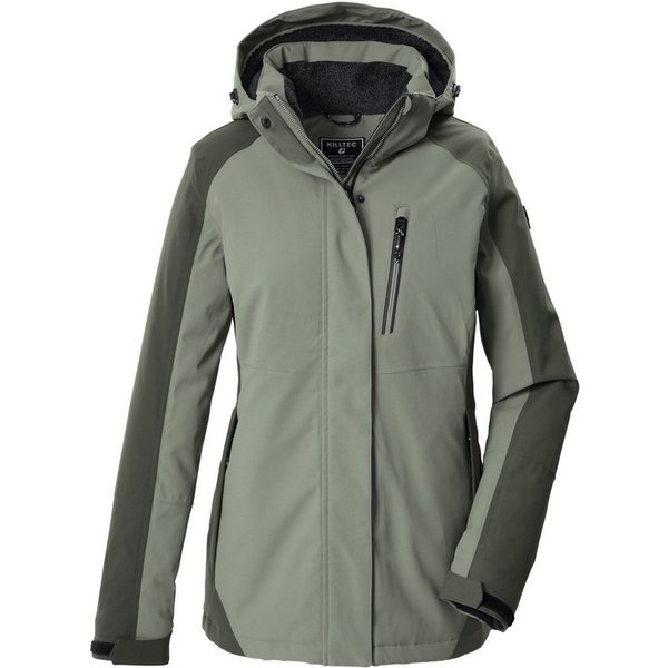 Killtec Funktionsjacke KOW 59 WMN JCKT Wind- und wasserdichte Damenjacke, atmungsaktiv, abnehmbare Kapuze