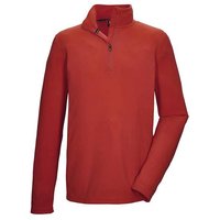 KILLTEC Herren Fleeceshirt KSW 100 MN FLC SHRT, Größe S in Rot