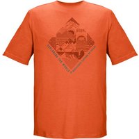 KILLTEC Herren Shirt KOS 24 MN TSHRT, Größe 3XL in Braun