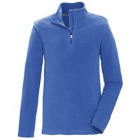 KILLTEC Kinder Fleeceshirt KSW 139 BYS FLC SHRT, Größe 140 in Schwarz