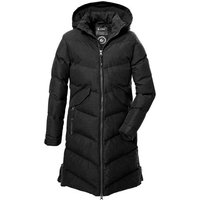 KILLTEC Kinder Mantel KOW 167 GRLS QLTD CT, Größe 128 in Schwarz