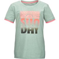 KILLTEC Kinder Shirt KOS 133 GRLS TSHRT, Größe 116 in Silber