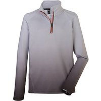 KILLTEC Kinder Shirt KSW 164 BYS LS SHRT, Größe 128 in Grau