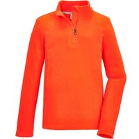 KILLTEC Kinder Shirt KSW 184 BYS FLC SHRT, Größe 164 in Orange
