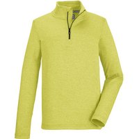 KILLTEC Kinder Shirt KSW 185 BYS LS SHRT, Größe 152 in Gelb