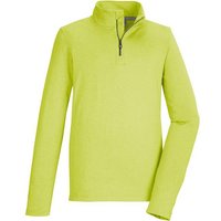 KILLTEC Kinder Shirt KSW 185 BYS LS SHRT, Größe 140 in Gelb