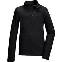 KILLTEC Kinder Shirt KSW 247 GRLS FLC SHRT, Größe 116 in Schwarz