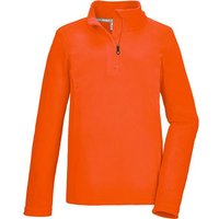 KILLTEC Kinder Shirt KSW 248 BYS FLC SHRT, Größe 128 in Orange