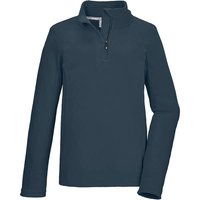 KILLTEC Kinder Shirt KSW 248 BYS FLC SHRT, Größe 128 in Blau